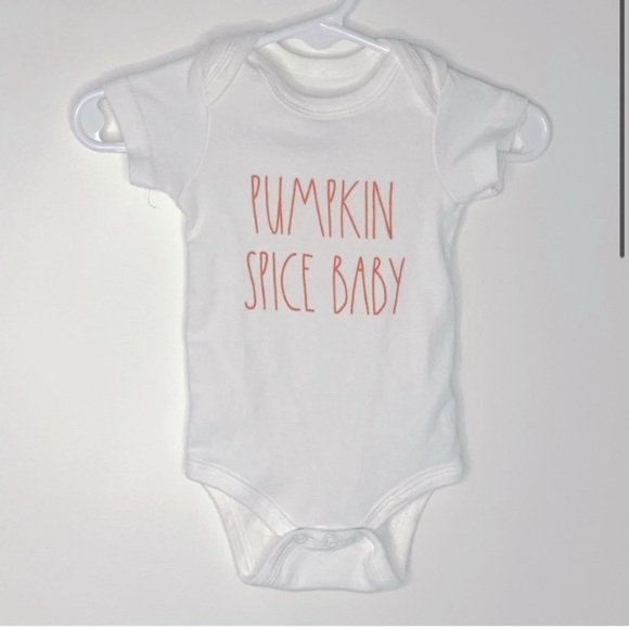 Rae Dunn “Pumpkin Spice Baby” Onesie - Picture 3 of 5
